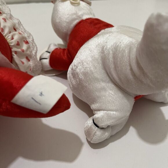 VTG Applause Wallace Berries Dyno Love Dinosaur Plush Valentines Day 8" Lot of 2 - Picture 15 of 16